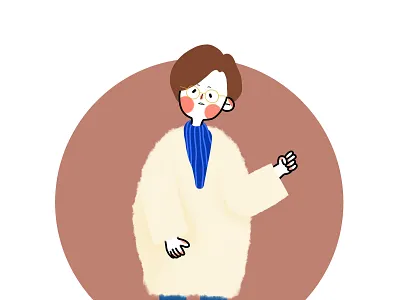 头像 illustation 头像 女孩 设计