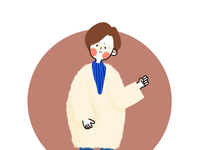 头像 illustation 头像 女孩 设计