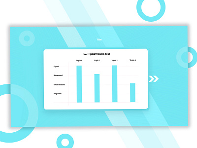 Graphical Section abstract design graph skyblue uidesign webdeisgn