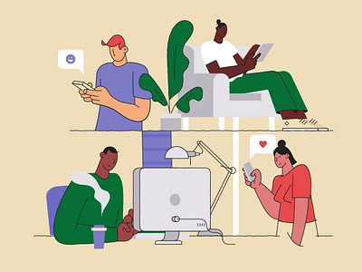 sending msg animation character character design design illustration isaac claramunt isaacclaramunt motion