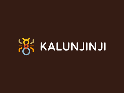 Kalunjinji / ant / logo design africa colors animal ant branding children children art connect diligent identity insect kids kinder kindergarten laborious social studious team