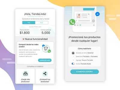 ¡Teclado Nube! ios ui ux