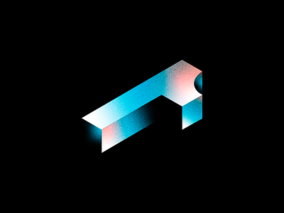 1 - Experiments geometry gradients isometric typography