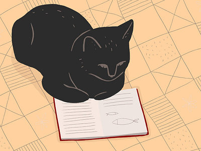 The Cat digital art editorial illustration illustration pro create sketching