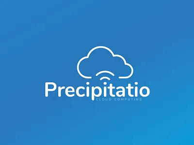 Daily Logo Challenge - Day 14: Cloud Computing branding cloud computing daily logo challenge dailylogochallenge design gradient icon logo typography