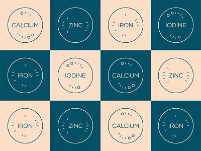 High in Minerals calcium checkerboard dynamic icons icons iodine iron line icons minerals pattern outline icons vitamins vitamins and minerals zinc