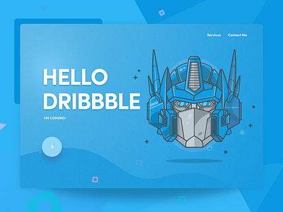 Hello Dribbble ui 插图 设计