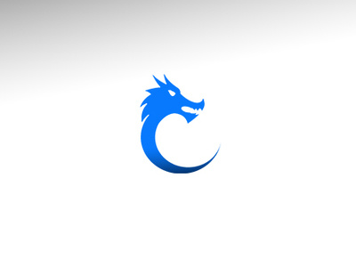 C + Dragon branding design illustration lettermark logo professional