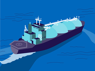 Petroleum Tanker boat illustrator tanker