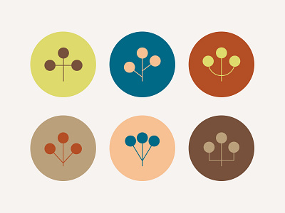 Japanese Plants asia badge branding flower icon japan plant plant illustration plant logo