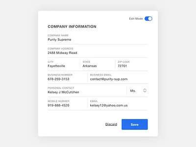 Edit Mode design modular ui
