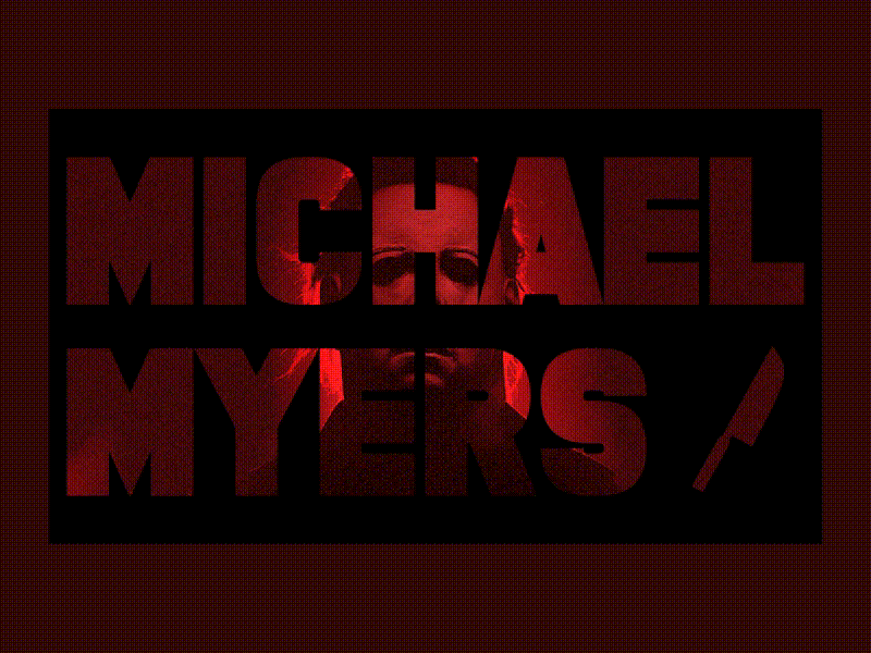 Michael Myers Halloween Website animation halloween landing page loading animation transition transitions ux design ux process uxd web design website design