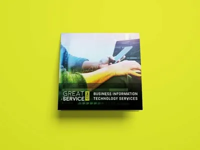 GreatService.com Information Guide branding brochure brochure design guidebook information information design marketing marketing campaign marketing collateral print