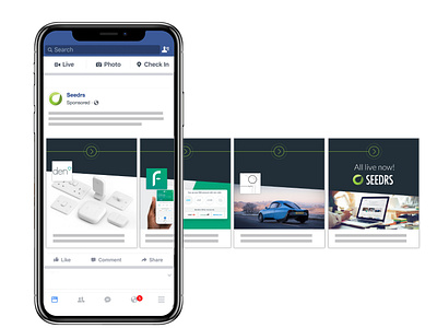Facebook Carousel Campaign advertising campaign branding design digital advertising digital design