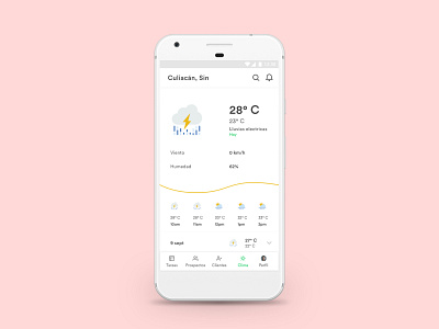 Weather UI ui design weather