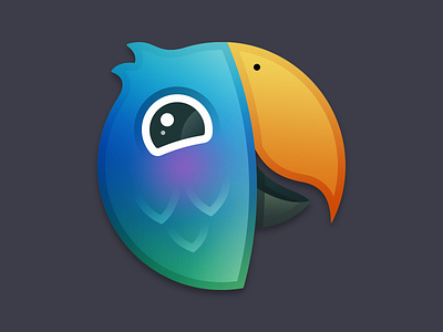 Parrot App Icon - Direction B app icon bird macos macos app icon parrot