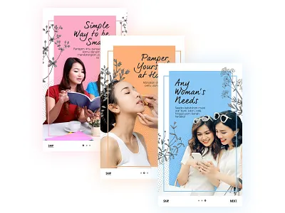 Sisternet — Mobile App app branding clean design female flat icon identity indonesia ios lifestyle media minimal mobile mobile app ui uidesign ux wireframe woman