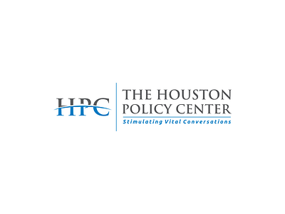 The Houston Policy Center contest design letter letter logo letter mark logo typography vector