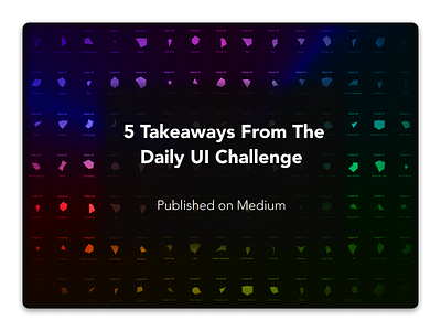 Dailyui Medium article dailyui medium post