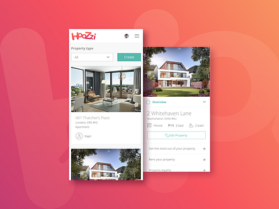 Hoozzi Property Listing app concept brand branding creative creativity design design inspiration design thinking digital digital design dustproof graphic design inspiration mobile app product product design ui ux web web design