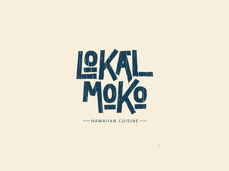 Lokal Moko brand branding branding design design florida food hawaii hawaiian logo logo animation logo design logos logosai logoseeker miami poke restaurant symbol type vector