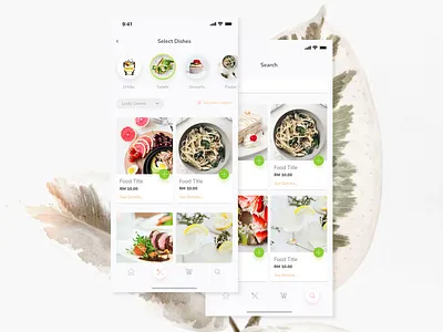 Food App app ui ux