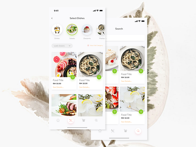 Food App app ui ux