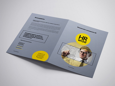 HR bifold brochure brochure brochure design flyer folder print