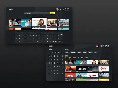 Two Search Page Plans ui