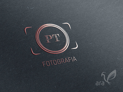 Photography logo branding design flat lettering logo type typography vector