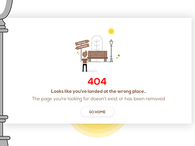 Error 404 Concept adobe art cards clean clean creative concept art creative creative design graphic graphic artist illustration landing page minimal minimal branding negative space prototypes ui ui ux userinterface web