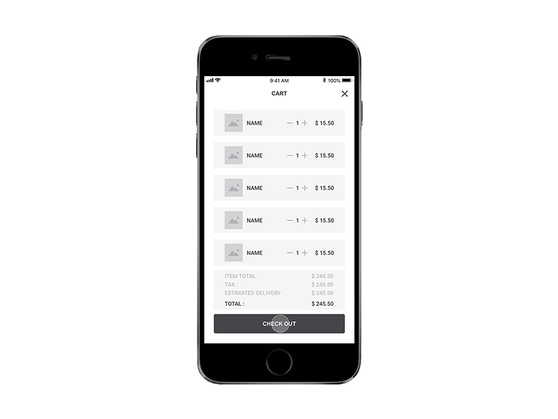 GoodMarket app design ui ux ux design wireframe