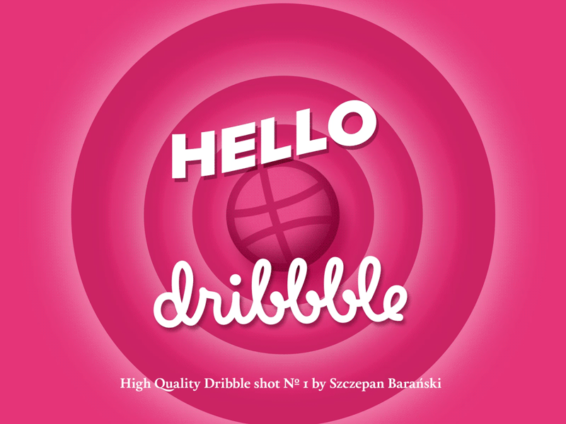 Hellodribble Szczepan Baranski animation character animation debut gif hello dribble