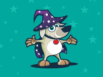 Dog Wizard beagler dog halloween magic merlin witch wizard