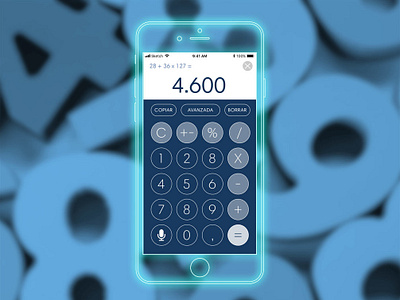 Calculator app calculator daily ui 004 ui uidesign ux uxdesign