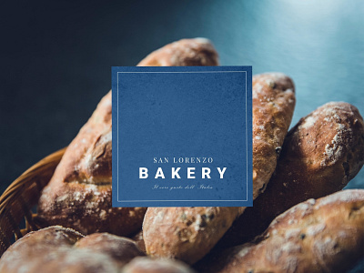 The San Lorenzo Bakery brand branding glasgow graphic identity identity logo retro vintage visual identity