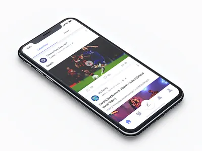 Social Media App chat discussions feed post social app story