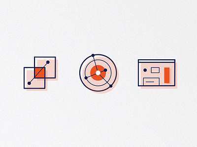 Unused Icons exploration icon identity illustration target ui