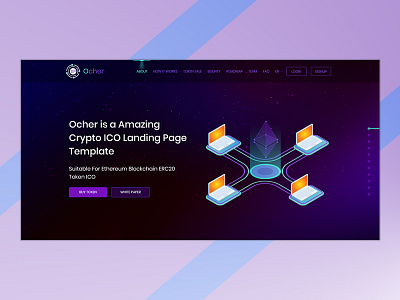 cryptocurrency bitcoin bitcoin landing page blockchain bounty cryptocurrency ui ux