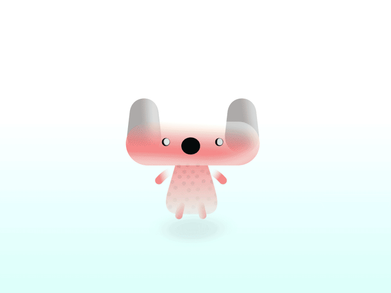 Cowbell - Shy Guy 2d animation animography art direction character character animation flat guy illustration motion motion design