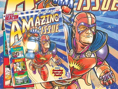Amazing Issue Cover design illustration