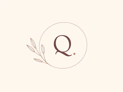 Quincy Wilkinson Photography Pt. 2 branding design flat flower illustration logo monogram photographer logo q typography vector