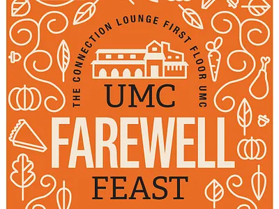 Farewell Feast Poster cu boulder fall thanksgiving university