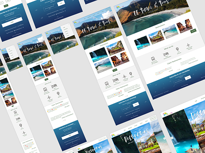 Responsive Web Design branding creative design identity illustration responsive web design travel and tours ui uidesign uiux ux web web design website