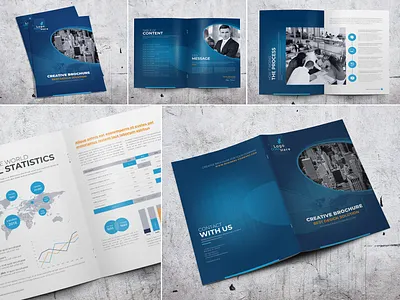 Creative Annual Report a4 annual report brand branding business clean company corporate creative designer elegant emydesign indesign infographics informational letter light magazine minimalist modern