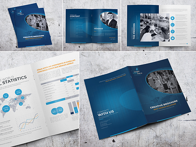 Creative Annual Report a4 annual report brand branding business clean company corporate creative designer elegant emydesign indesign infographics informational letter light magazine minimalist modern