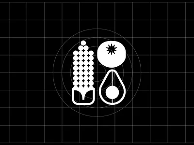Agriculture icon agriculture corn ecuador food geometry icon icon a day iconography mexico quito tomato