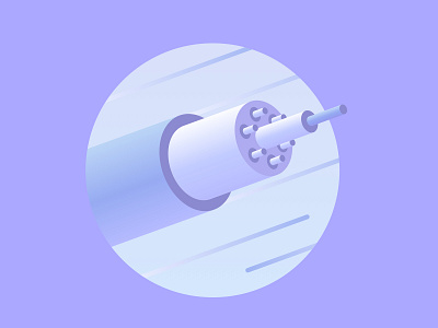 Data Cable illustration isometric technology