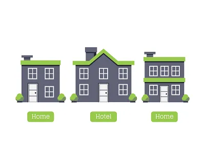 Buildings. appartment building city design flat graphic home hotel house icons illustration labels minimal rodeside simple style vector vectors