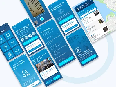 Hubble - A Reporting System for Ocean Wise android app confirmation geolocation ios map mobile photoapp reporting systems ui web